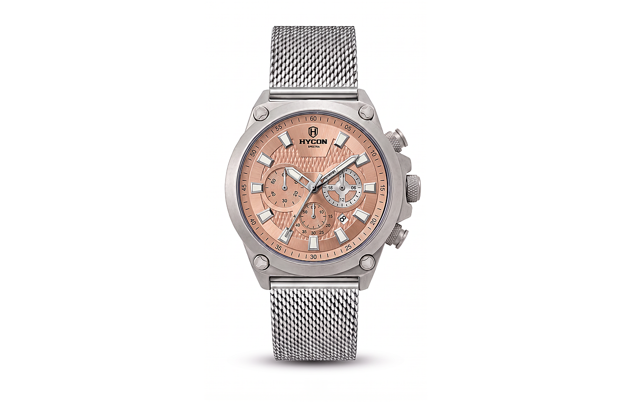 HYCON Spectra Steel / Rose — front view