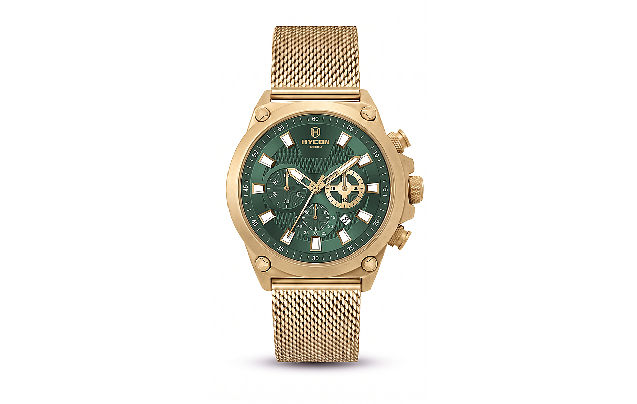 HYCON Spectra Gold / Green — front view